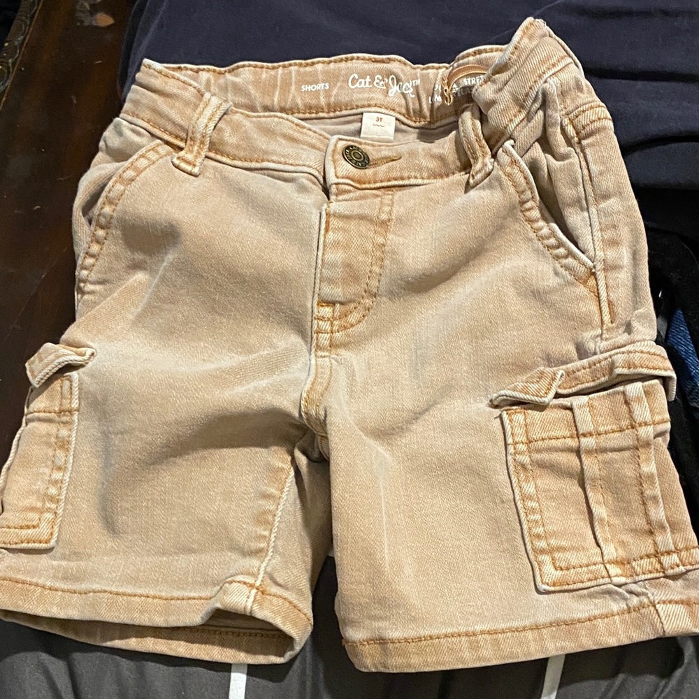Cat & Jack Light Brown Cargo Shorts